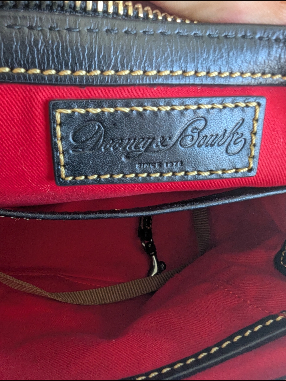 Dooney & Bourke Tartan Plaid Penny Crossbody. - Picture 10 of 12